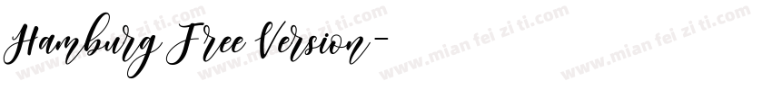 Hamburg Free Version字体转换